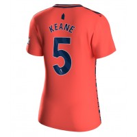 Everton Michael Keane #5 Bortedrakt Dame 2023-24 Kortermet